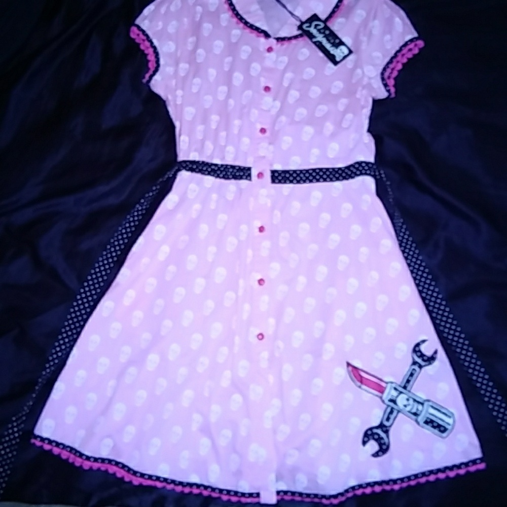 Sourpuss rockabilly pinup dropout dress